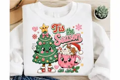 Tis the Season Pink Christmas PNGYou will receive 01 PNG fil Product Image 3