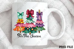 Tis The Season Png, Christmas Tree Png Product Image 4