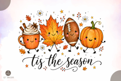Tis The Season PNG,Fall Pumpkin Spice Basketball Shirt PNG Product Image 1