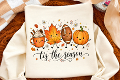 Tis The Season PNG,Fall Pumpkin Spice Basketball Shirt PNG Product Image 2
