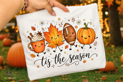 Tis The Season PNG,Fall Pumpkin Spice Basketball Shirt PNG Product Image 3