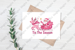 Tis the Season,Santa Reindeer Sleigh Png Product Image 3