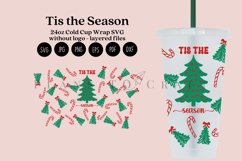 tis the season starbucks 24oz cold cup wrap svg presized template for tumbler venti suitable for cricut and silhouette