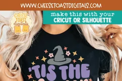 Retro Halloween Quote on Shirt Mock