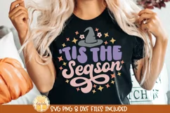 Retro Halloween Quote on Shirt Mock