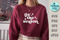 Tis the season svg, christmas png, christmas sublimation Product Image 2