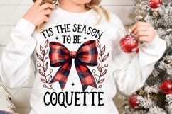 Tis the season to be coquette PNG| Christmas sublimation PNG Product Image 5