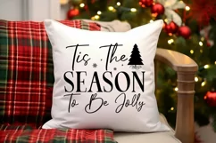 Tis The Season To Be Jolly SVG Design , Christmas Tree SVG Product Image 3