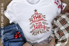Tis The Season To Be Jolly SVG For T-Shirt