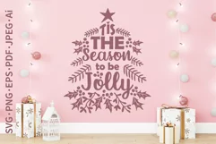 Tis The Season To Be Jolly SVG For Wall Decal