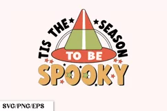 Vintage Halloween Tis The Season To Be Spooky Design Product Image 1