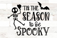 Tis the season to be spooky | Halloween sign svg Product Image 1