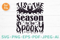 Tis The Season To Be Spooky SVG Halloween Cut File For Cricut