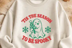 'Tis The Season To Be Spooky SVG, Creepmas Spooky PNG Design Product Image 2
