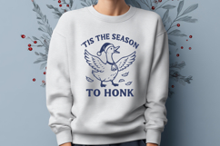 &#039;Tis the Season to Honk SVG | Funny Christmas Goose PNG Product Image 2
