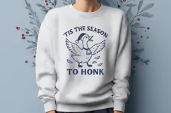 'Tis the Season to Honk SVG | Funny Christmas Goose PNG Product Image 2