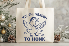 &#039;Tis the Season to Honk SVG | Funny Christmas Goose PNG Product Image 3