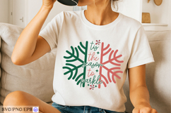 Tis the Season to Sparkle SVG Christmas Quote PNG Product Image 2