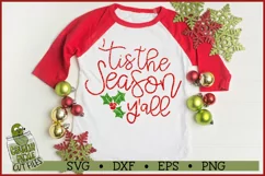 Tis the Season Y'all Christmas SVG File Product Image 3
