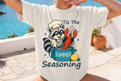 Tis The Seasoning PNG, Crawfish Boil Summer Raccoon Product Image 2