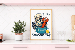 Tis The Seasoning PNG, Crawfish Boil Summer Raccoon Product Image 3