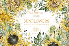 Watercolor Sunflowers Product Image 1
