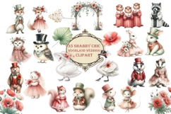 35 Shabby Chic Woodland Wedding clipart PNGs Product Image 1