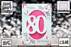 Birthday card | Card Insert | Birthday | SVG | 18-90 Product Image 5