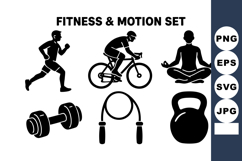 Fitness and motion with running cycling yoga dumbbell ju Product Image 1