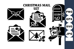 Christmas mail with envelopes letters mailbox Product Image 1