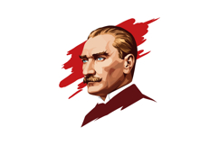 Mustafa Kemal Ataturk, Vector Illustration, an ideal illustr Product Image 1
