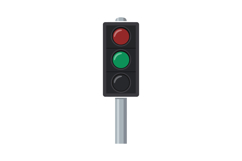 Traffic Light Vector Illustration with Red and Green Signals Product Image 1