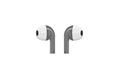 Wireless earbuds in a sleek, modern design, featuring a mini Product Image 1