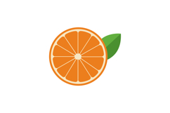 Fresh orange fruit sliced revealing vibrant segments in a mi Product Image 1