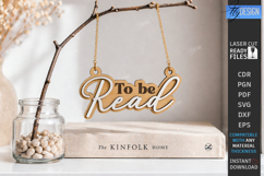 To Be Read Shelf Decor Laser Cut | Hanging Home Decor | CNC Product Image 1