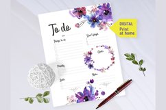 To Do Printable Planner Product Image 1