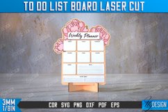 To Do List Board Laser Cut Bundle| Weekly Planner SVG Design Product Image 2