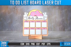 To Do List Board Laser Cut Bundle| Weekly Planner SVG Design Product Image 5