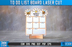 To Do List Board Laser Cut Bundle| Weekly Planner SVG Design Product Image 7