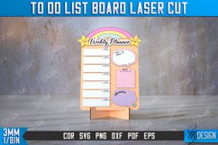 To Do List Board Laser Cut Bundle| Weekly Planner SVG Design Product Image 10