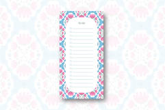 To do list template with Folk Flower | To do list Product Image 1