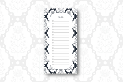 Scandinavian Flower To Do List | To do list Product Image 1