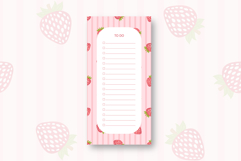 To do list template with Strawberry | To do list Product Image 1
