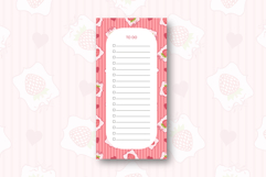 To do list template with Strawberry Stripe | To do list Product Image 1