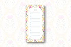 To do list template with Folk Flower | To do list Product Image 1