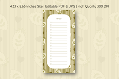 Fall Coquette Stripe To Do List | To do list Product Image 1