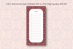 Ogee Pattern To Do List Template | To do list Product Image 1