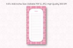 Ogee Pattern To Do List Template | To do list Product Image 1