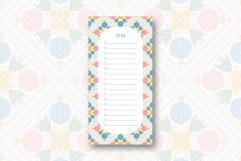 To do list template with Folk Art Flower| To do list Product Image 1