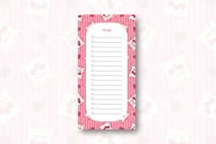 To do list template with Cherry Stripe | To do list Product Image 1